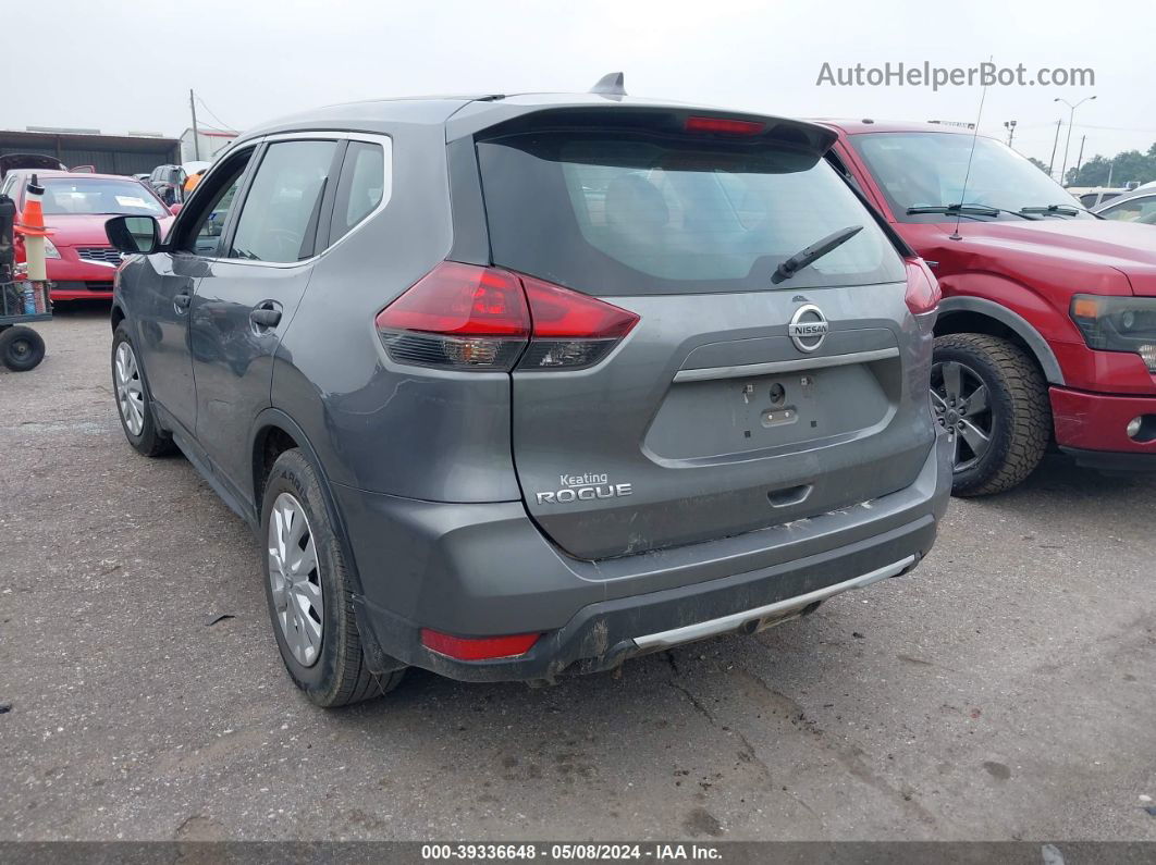 2018 Nissan Rogue S Gray vin: 5N1AT2MT1JC759554