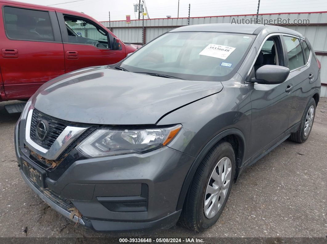 2018 Nissan Rogue S Gray vin: 5N1AT2MT1JC759554