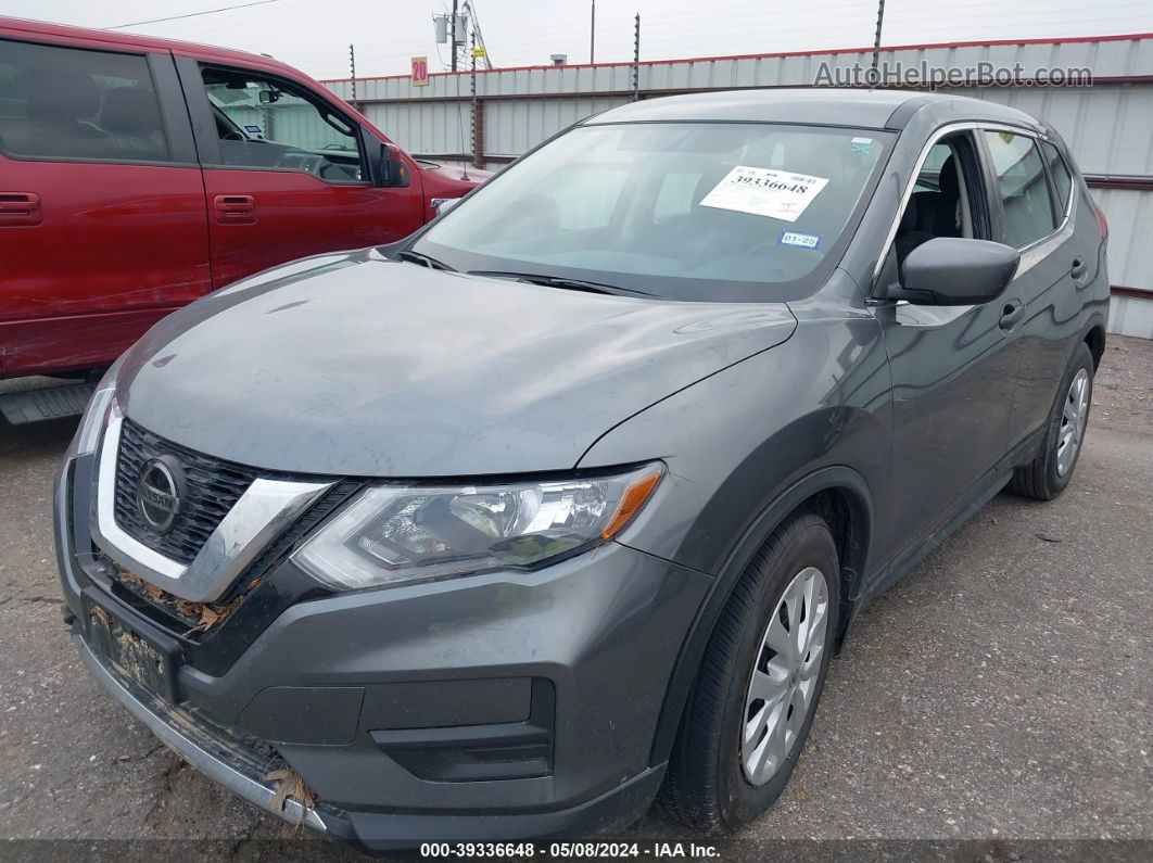 2018 Nissan Rogue S Gray vin: 5N1AT2MT1JC759554