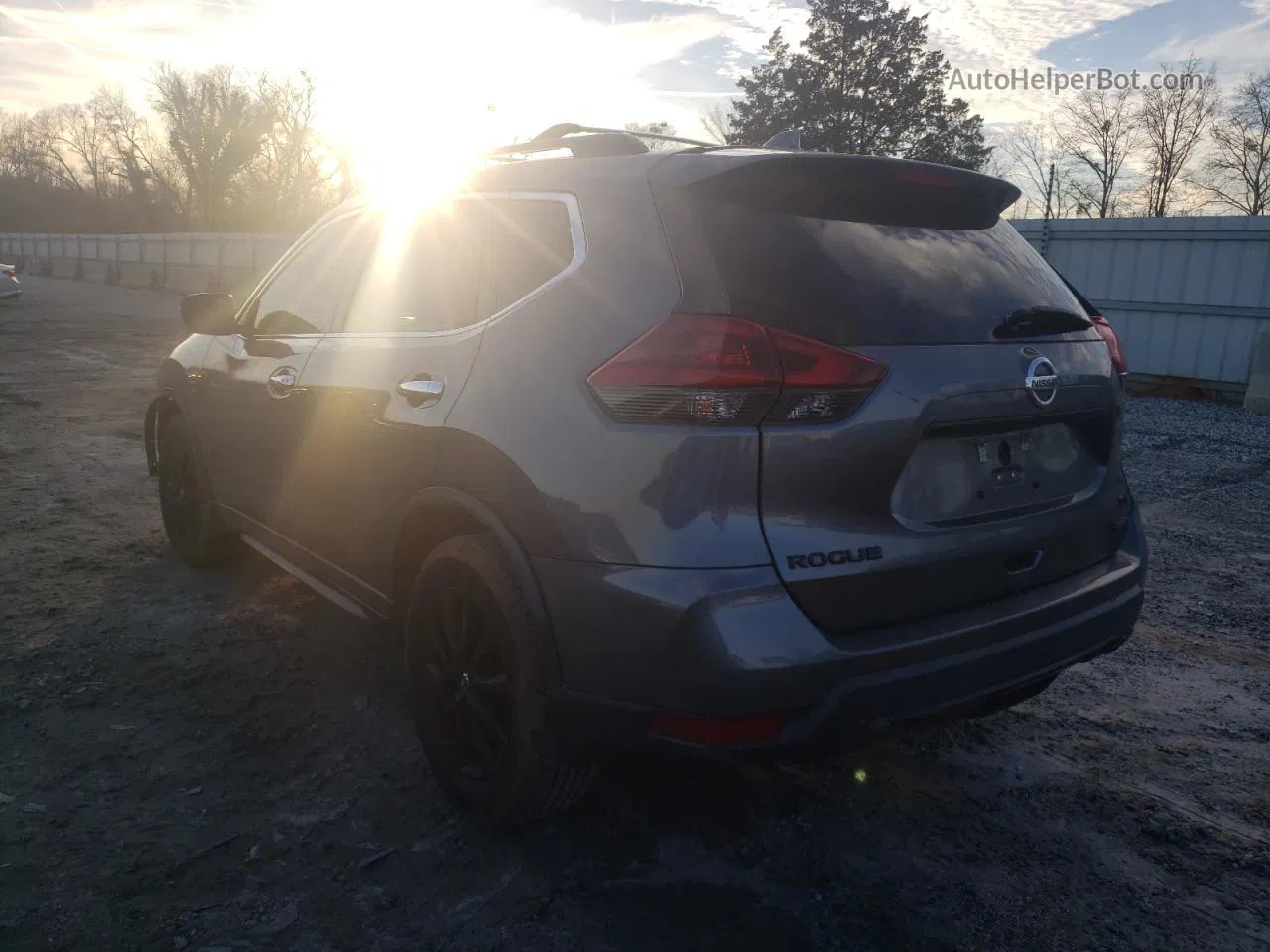 2018 Nissan Rogue S Серый vin: 5N1AT2MT1JC776340