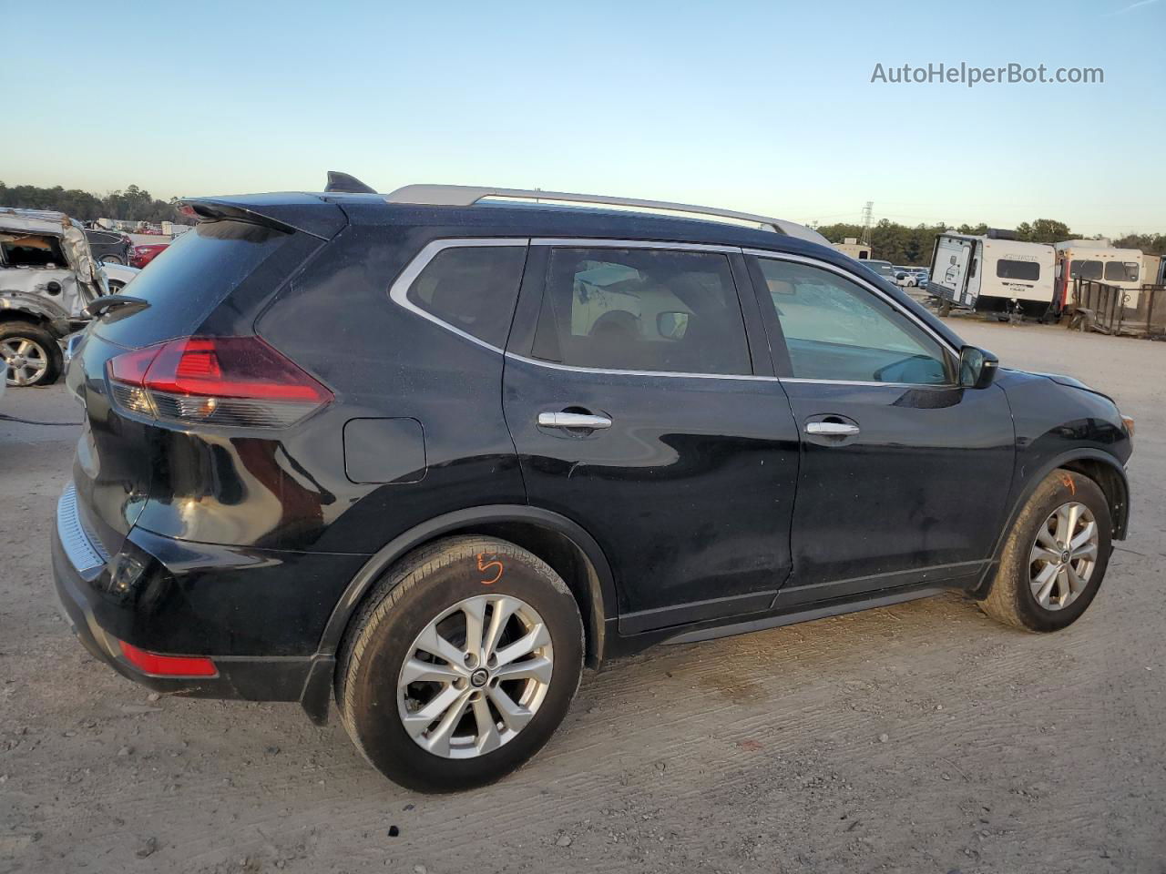 2018 Nissan Rogue S Black vin: 5N1AT2MT1JC816450