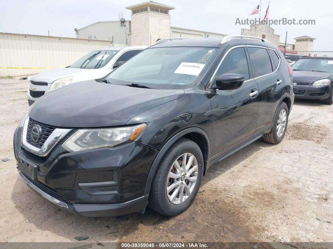 2018 Nissan Rogue Sv Черный vin: 5N1AT2MT1JC831269