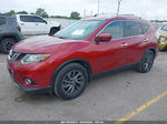 2016 Nissan Rogue Sl Red vin: 5N1AT2MT2GC914671