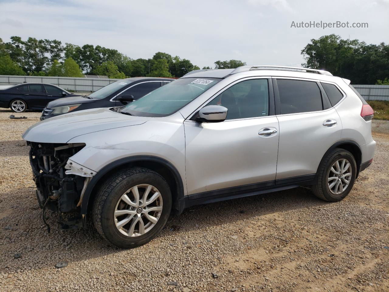 2018 Nissan Rogue S Silver vin: 5N1AT2MT2JC713540