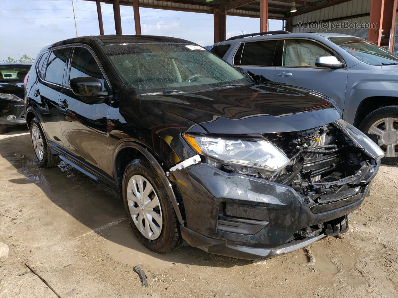 2018 Nissan Rogue S Black vin: 5N1AT2MT2JC764858