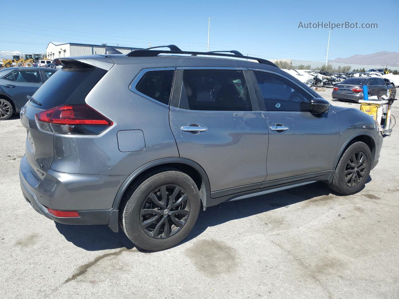 2018 Nissan Rogue S Gray vin: 5N1AT2MT2JC822905