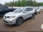 2016 Nissan Rogue Sl Silver vin: 5N1AT2MT3GC778633