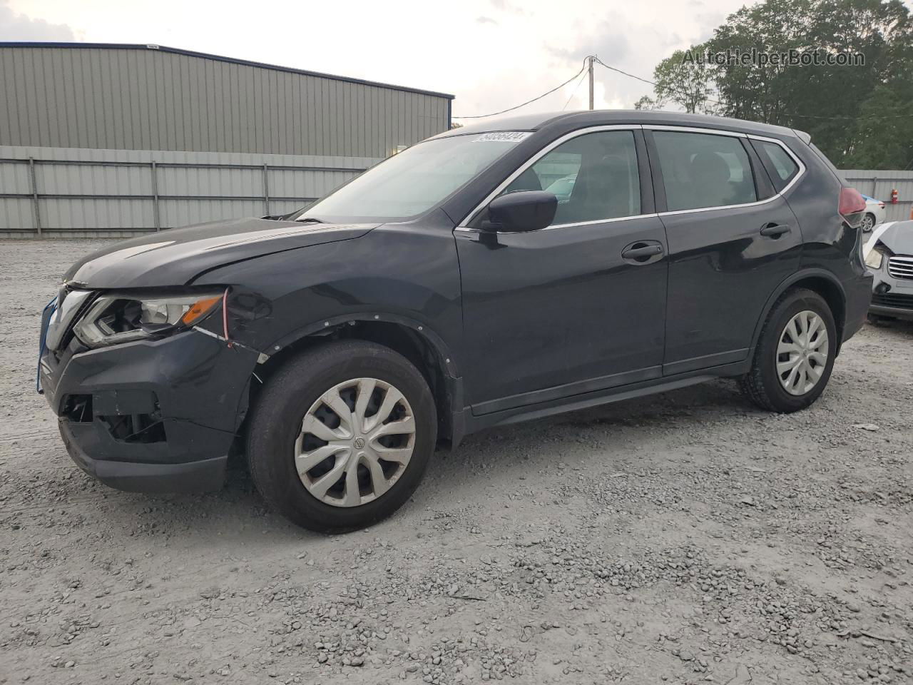 2018 Nissan Rogue S Black vin: 5N1AT2MT3JC710100