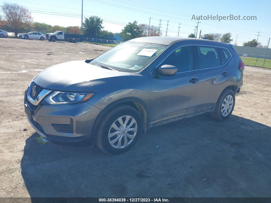 2018 Nissan Rogue S Gray vin: 5N1AT2MT3JC711103