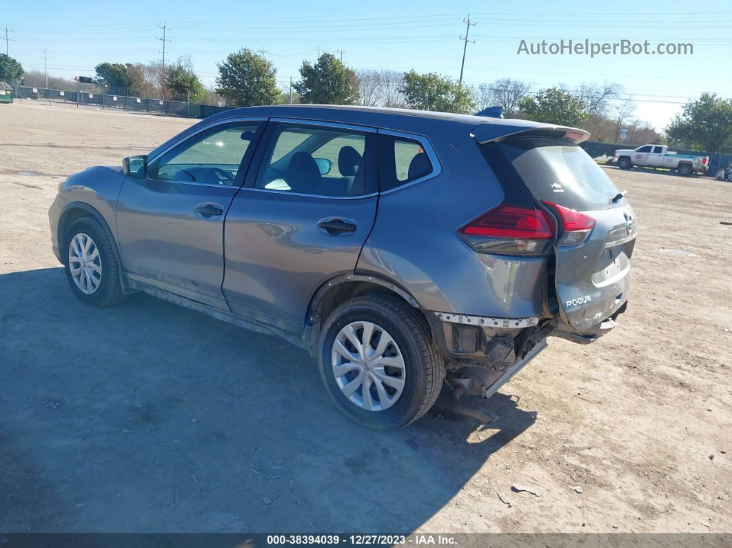 2018 Nissan Rogue S Gray vin: 5N1AT2MT3JC711103