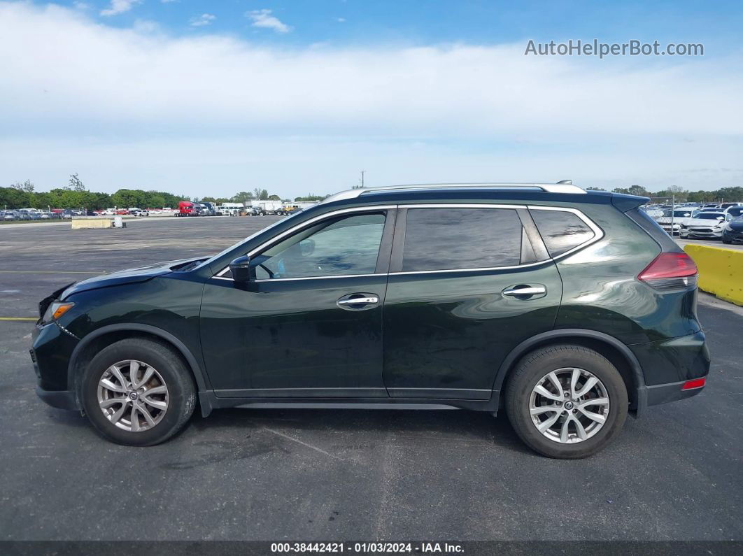 2018 Nissan Rogue Sv Green vin: 5N1AT2MT3JC721999