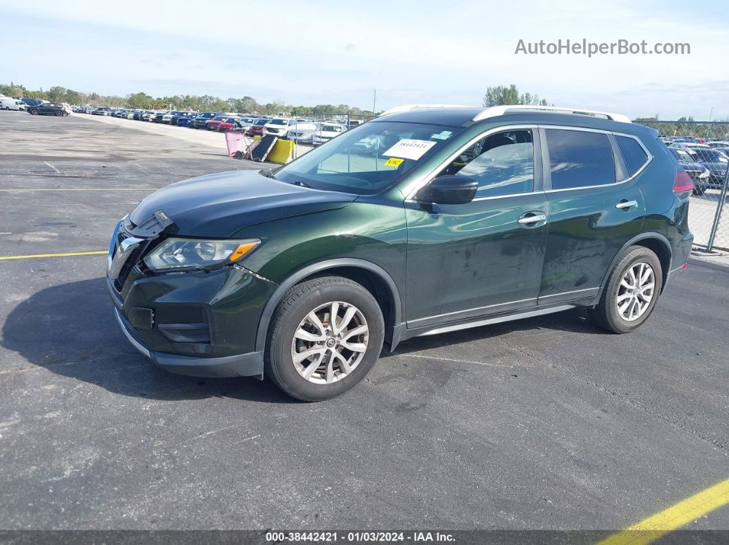 2018 Nissan Rogue Sv Green vin: 5N1AT2MT3JC721999