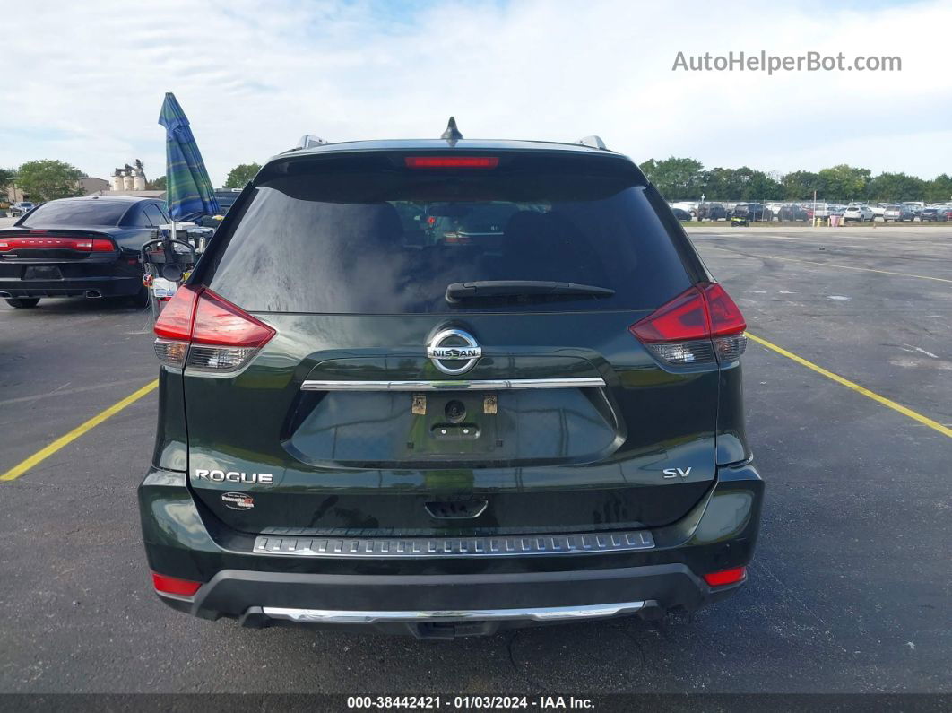 2018 Nissan Rogue Sv Green vin: 5N1AT2MT3JC721999