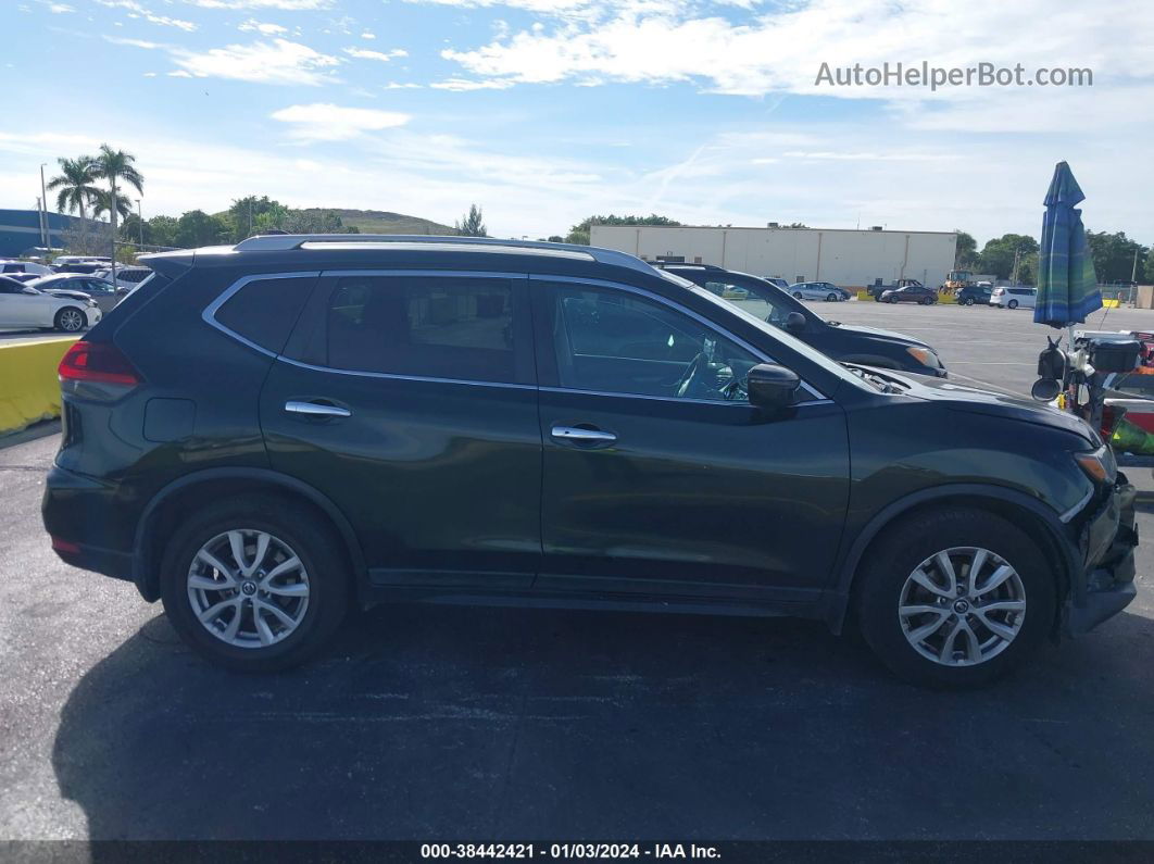 2018 Nissan Rogue Sv Green vin: 5N1AT2MT3JC721999