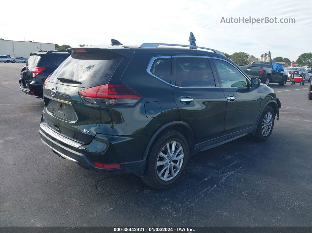 2018 Nissan Rogue Sv Green vin: 5N1AT2MT3JC721999