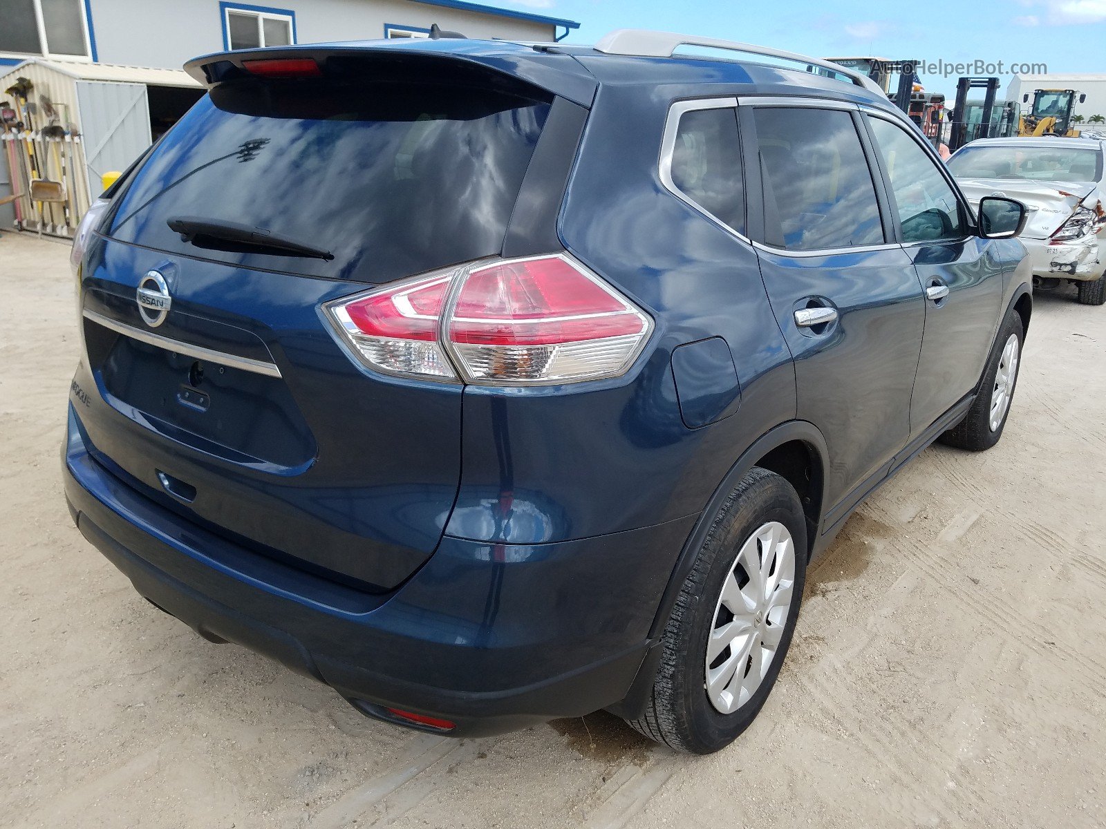 2016 Nissan Rogue S Blue vin: 5N1AT2MT4GC848656