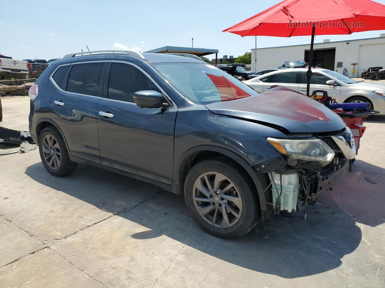 2016 Nissan Rogue S Black vin: 5N1AT2MT4GC870351