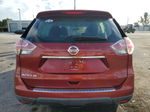 2016 Nissan Rogue S Maroon vin: 5N1AT2MT4GC896478