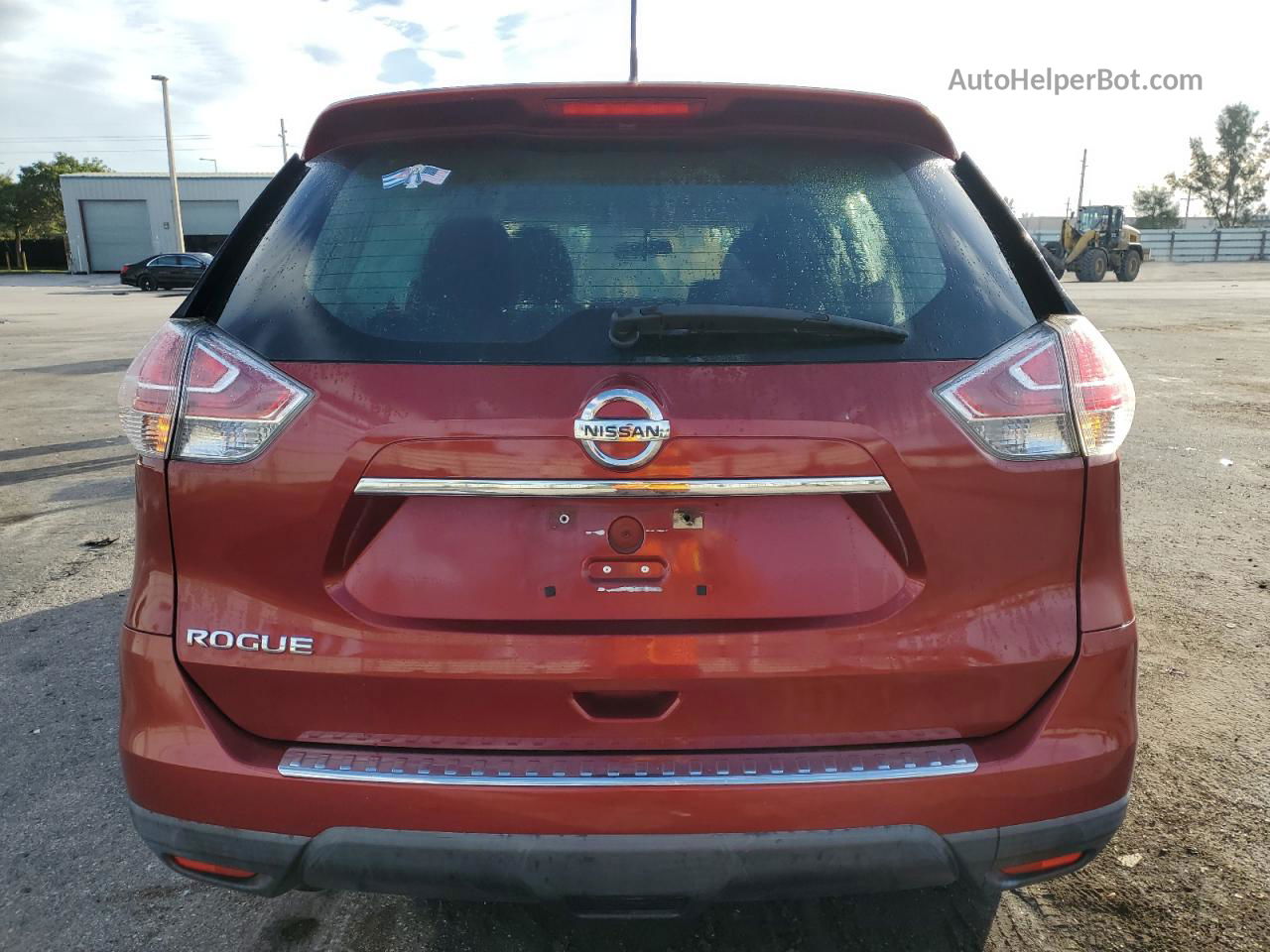 2016 Nissan Rogue S Maroon vin: 5N1AT2MT4GC896478