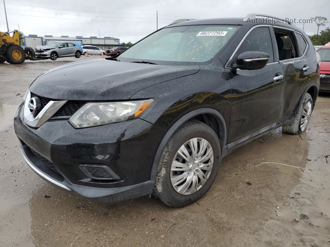 2016 Nissan Rogue S Black vin: 5N1AT2MT5GC812586