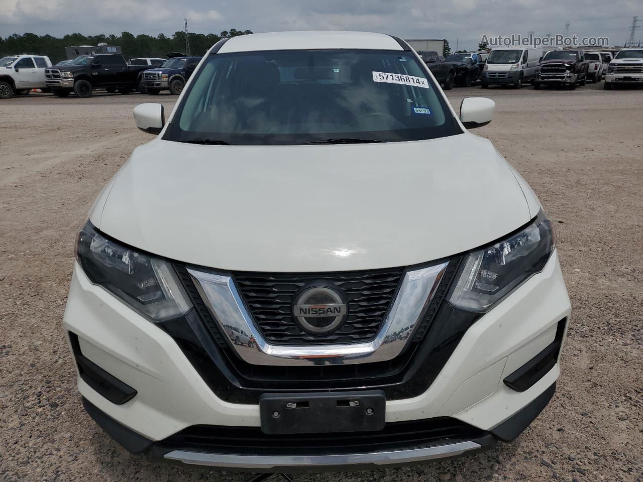 2018 Nissan Rogue S Белый vin: 5N1AT2MT5JC734124