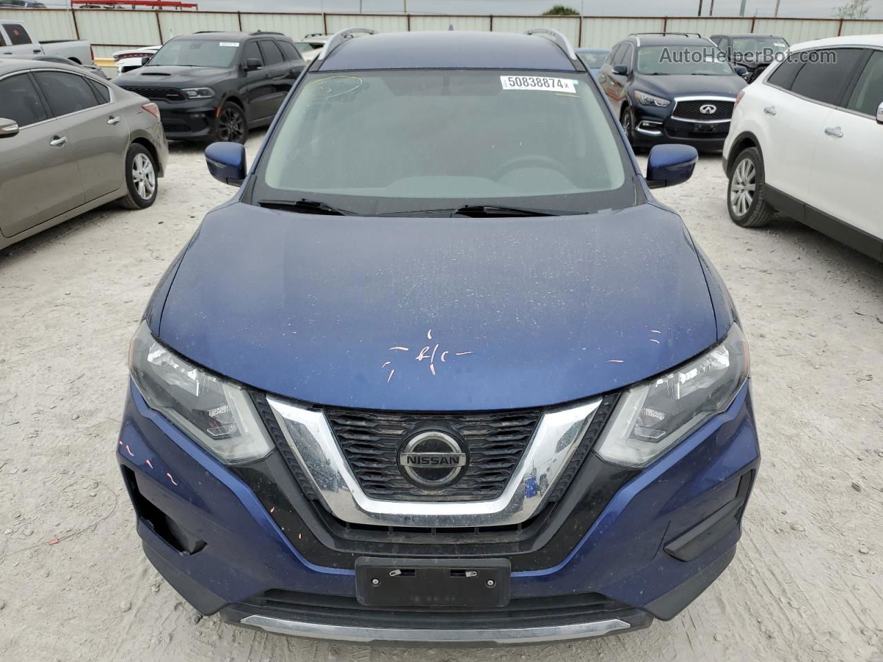 2018 Nissan Rogue S Blue vin: 5N1AT2MT5JC756334