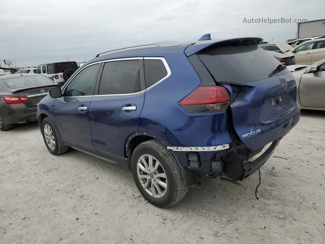 2018 Nissan Rogue S Blue vin: 5N1AT2MT5JC756334