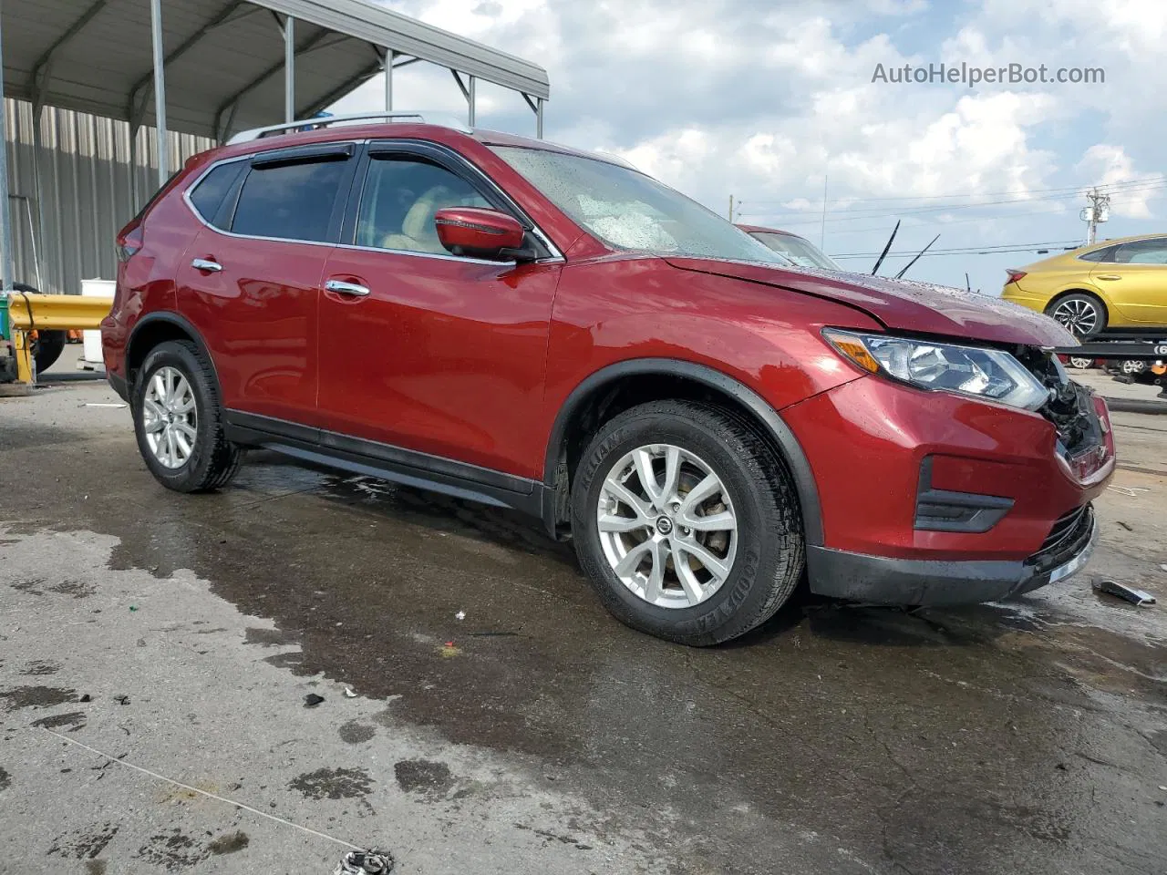 2018 Nissan Rogue S Красный vin: 5N1AT2MT5JC768550