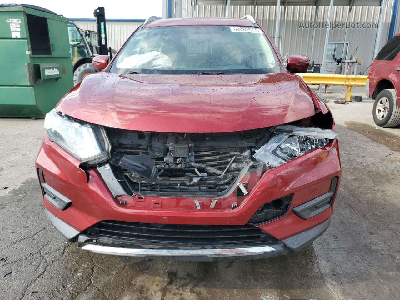 2018 Nissan Rogue S Красный vin: 5N1AT2MT5JC768550