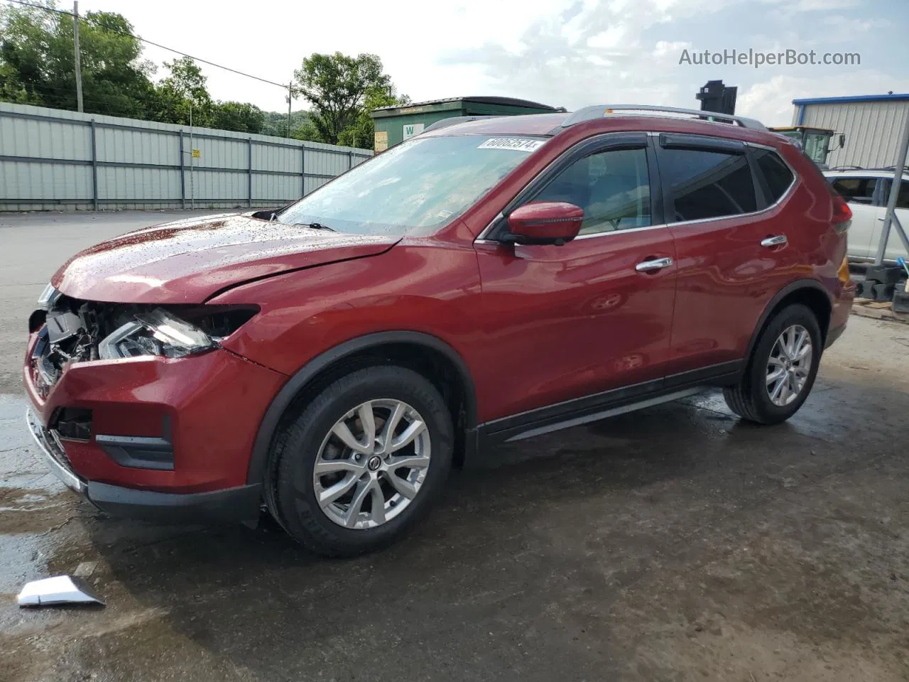 2018 Nissan Rogue S Красный vin: 5N1AT2MT5JC768550