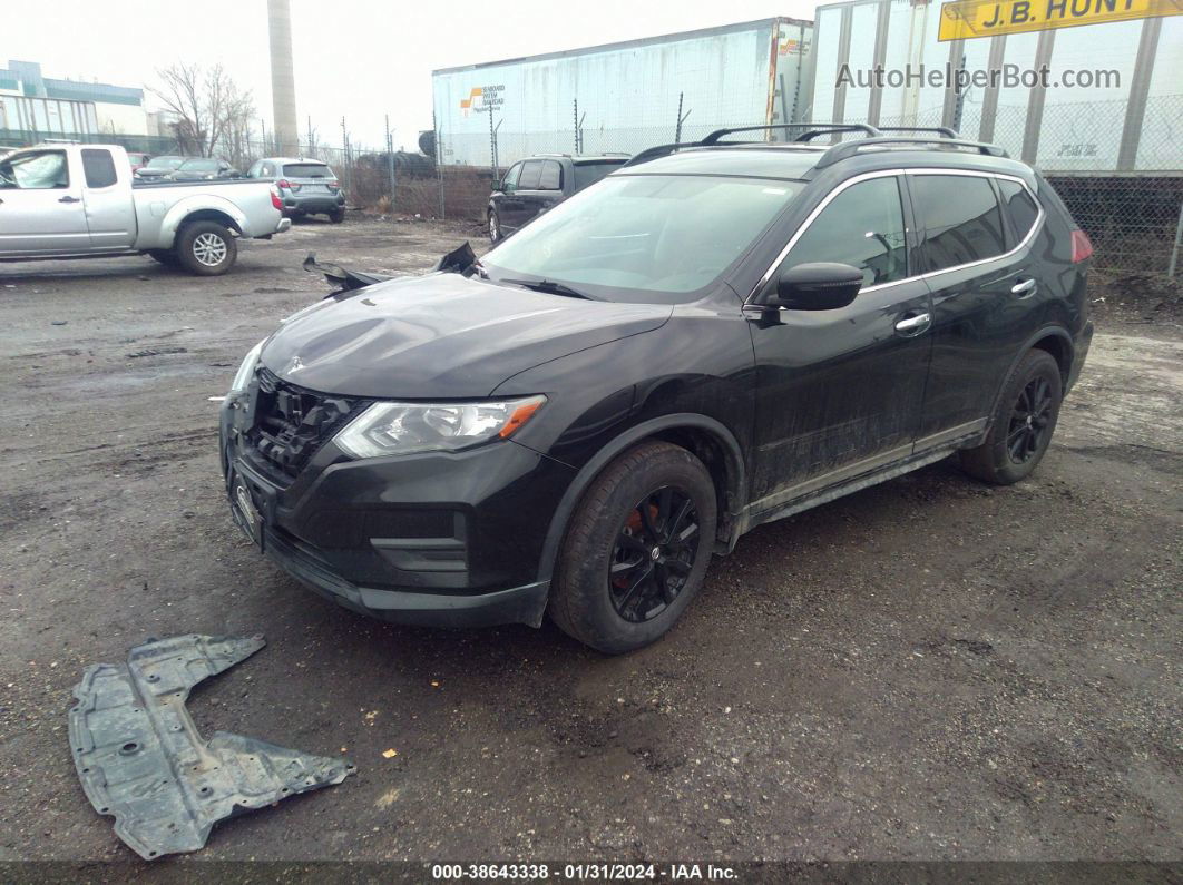 2018 Nissan Rogue Sv Черный vin: 5N1AT2MT5JC772498