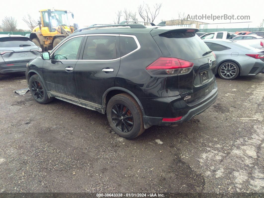 2018 Nissan Rogue Sv Черный vin: 5N1AT2MT5JC772498