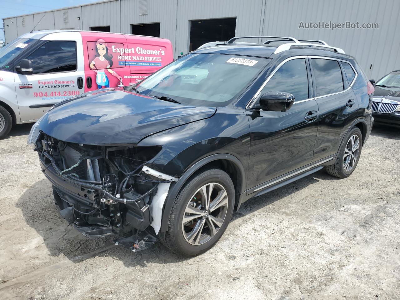 2018 Nissan Rogue S Черный vin: 5N1AT2MT5JC804088