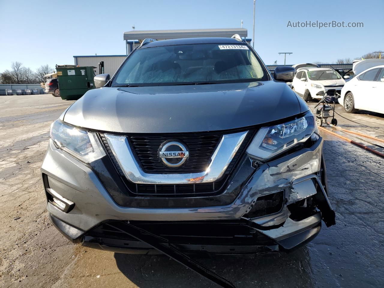 2018 Nissan Rogue S Gray vin: 5N1AT2MT5JC846762