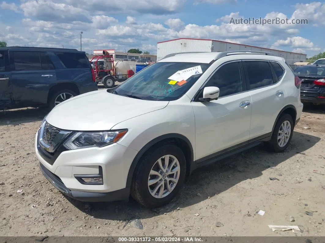 2018 Nissan Rogue Sv White vin: 5N1AT2MT6JC837407