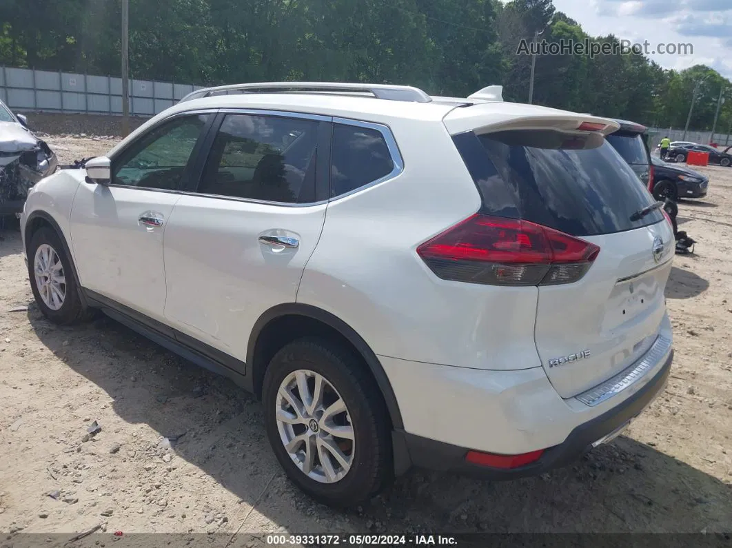 2018 Nissan Rogue Sv White vin: 5N1AT2MT6JC837407