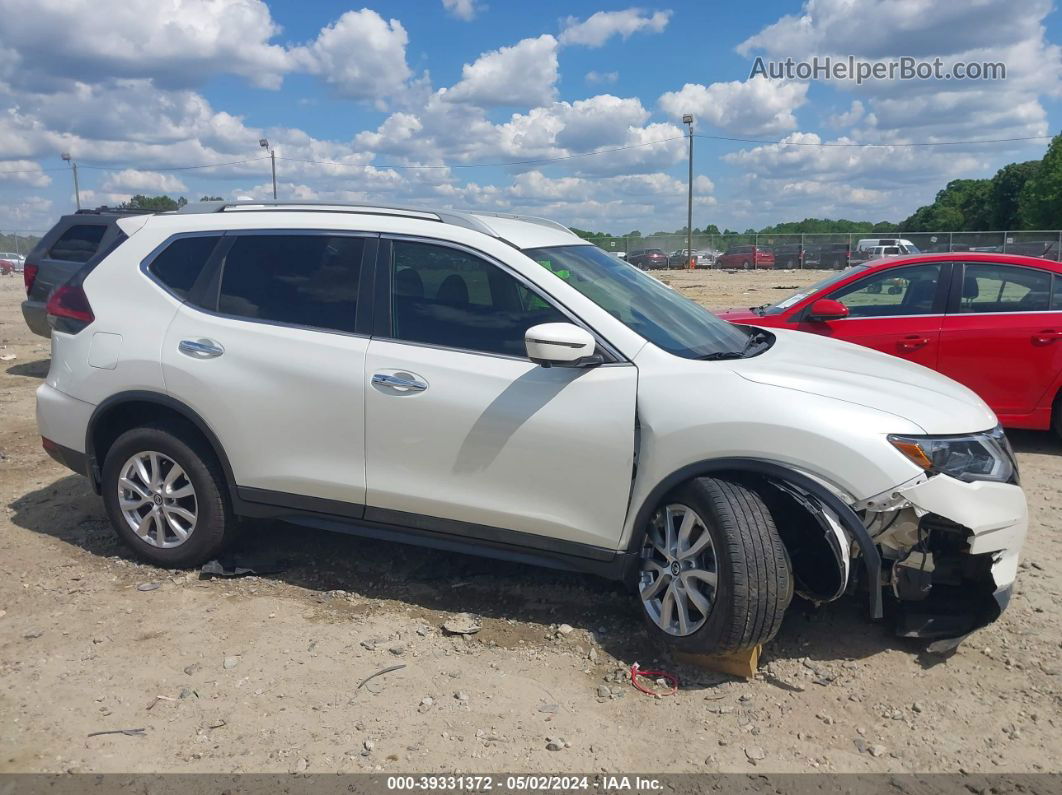 2018 Nissan Rogue Sv White vin: 5N1AT2MT6JC837407