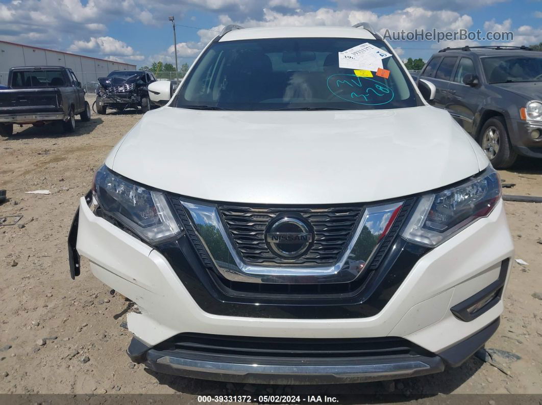 2018 Nissan Rogue Sv White vin: 5N1AT2MT6JC837407