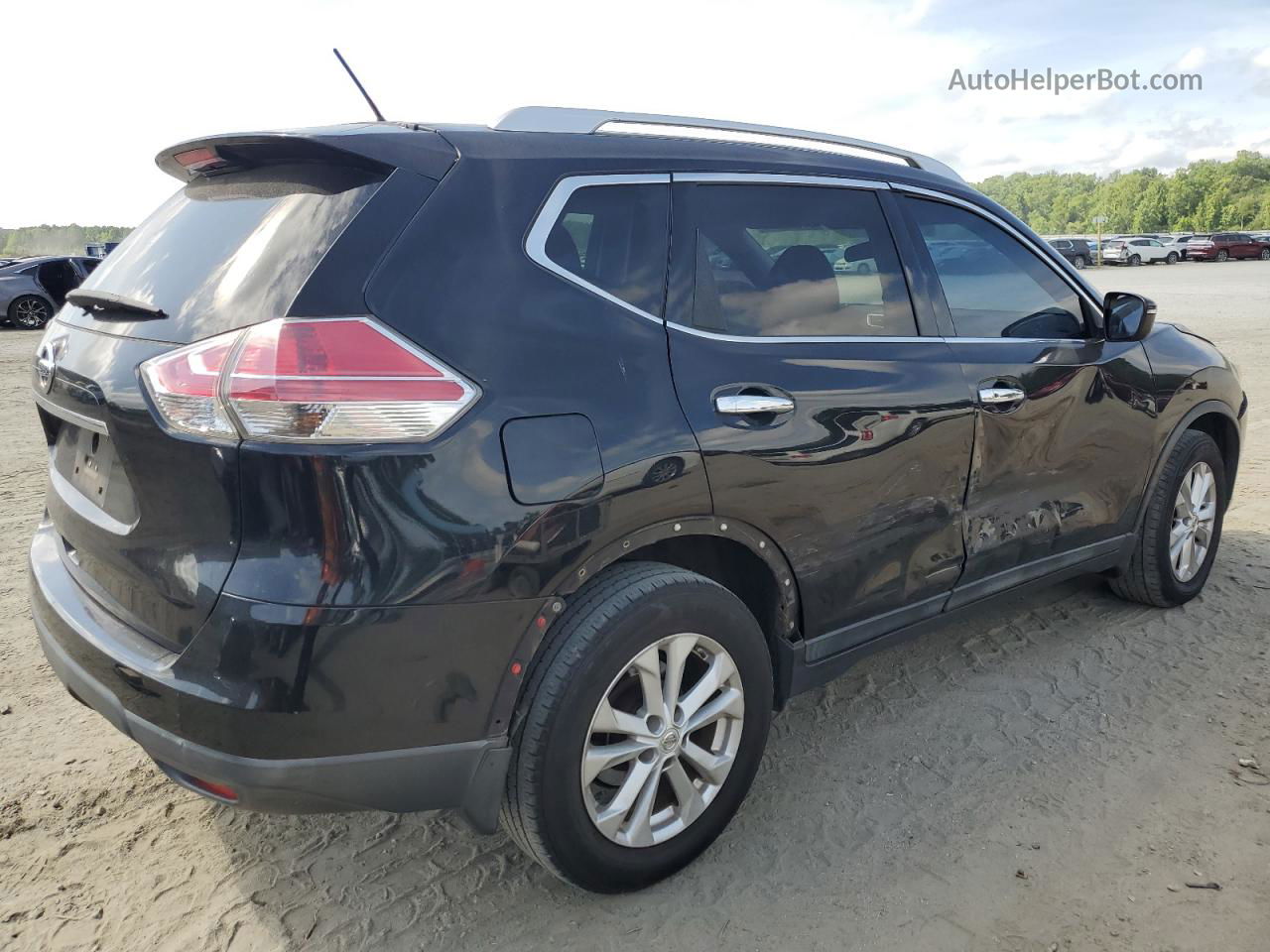 2016 Nissan Rogue S Black vin: 5N1AT2MT7GC767974