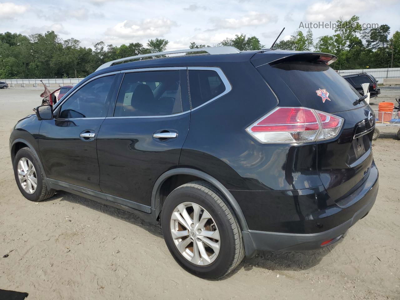 2016 Nissan Rogue S Black vin: 5N1AT2MT7GC767974