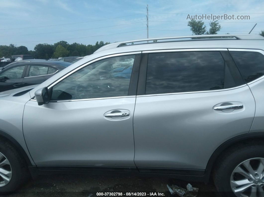 2016 Nissan Rogue Sv Silver vin: 5N1AT2MT7GC836081