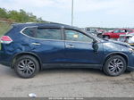 2016 Nissan Rogue Sl Blue vin: 5N1AT2MT7GC847890