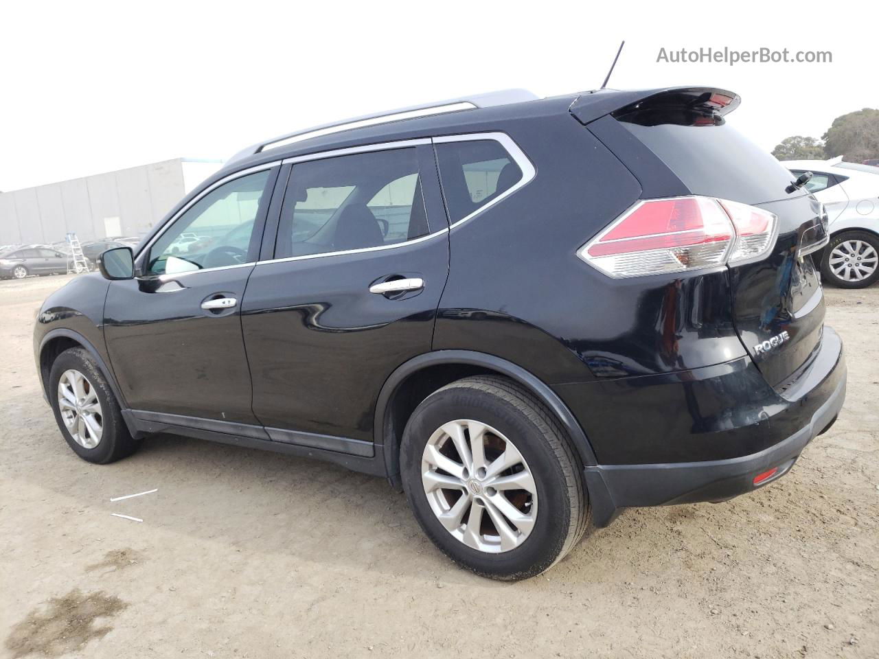 2016 Nissan Rogue S Черный vin: 5N1AT2MT7GC869887