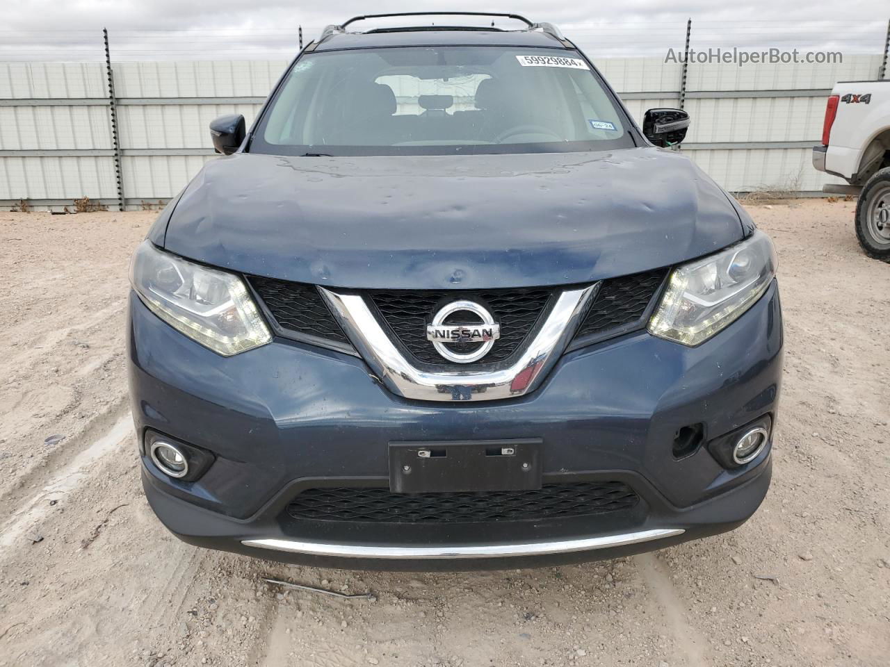 2016 Nissan Rogue S Blue vin: 5N1AT2MT7G3874815