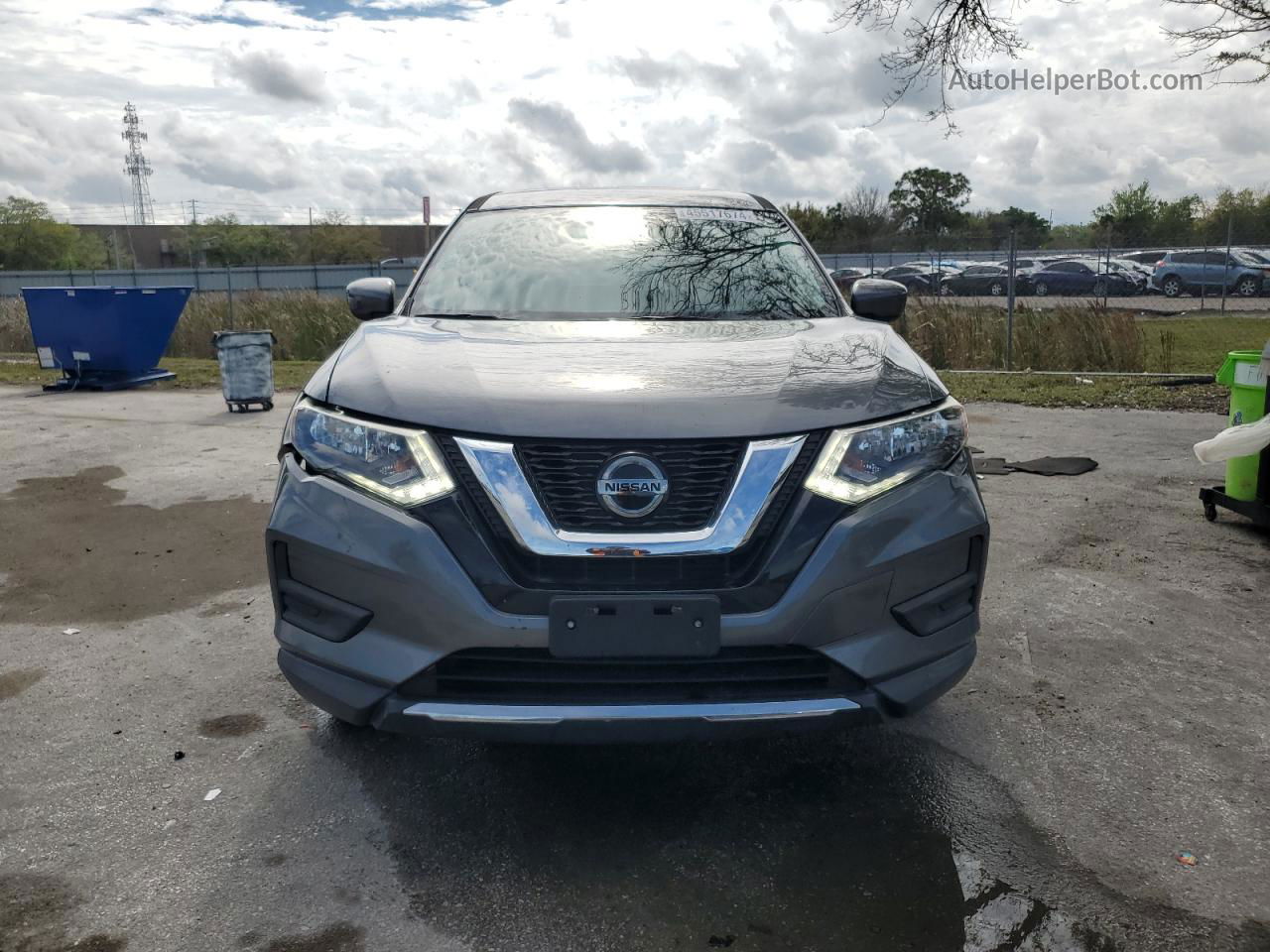 2018 Nissan Rogue S Серый vin: 5N1AT2MT7JC709712