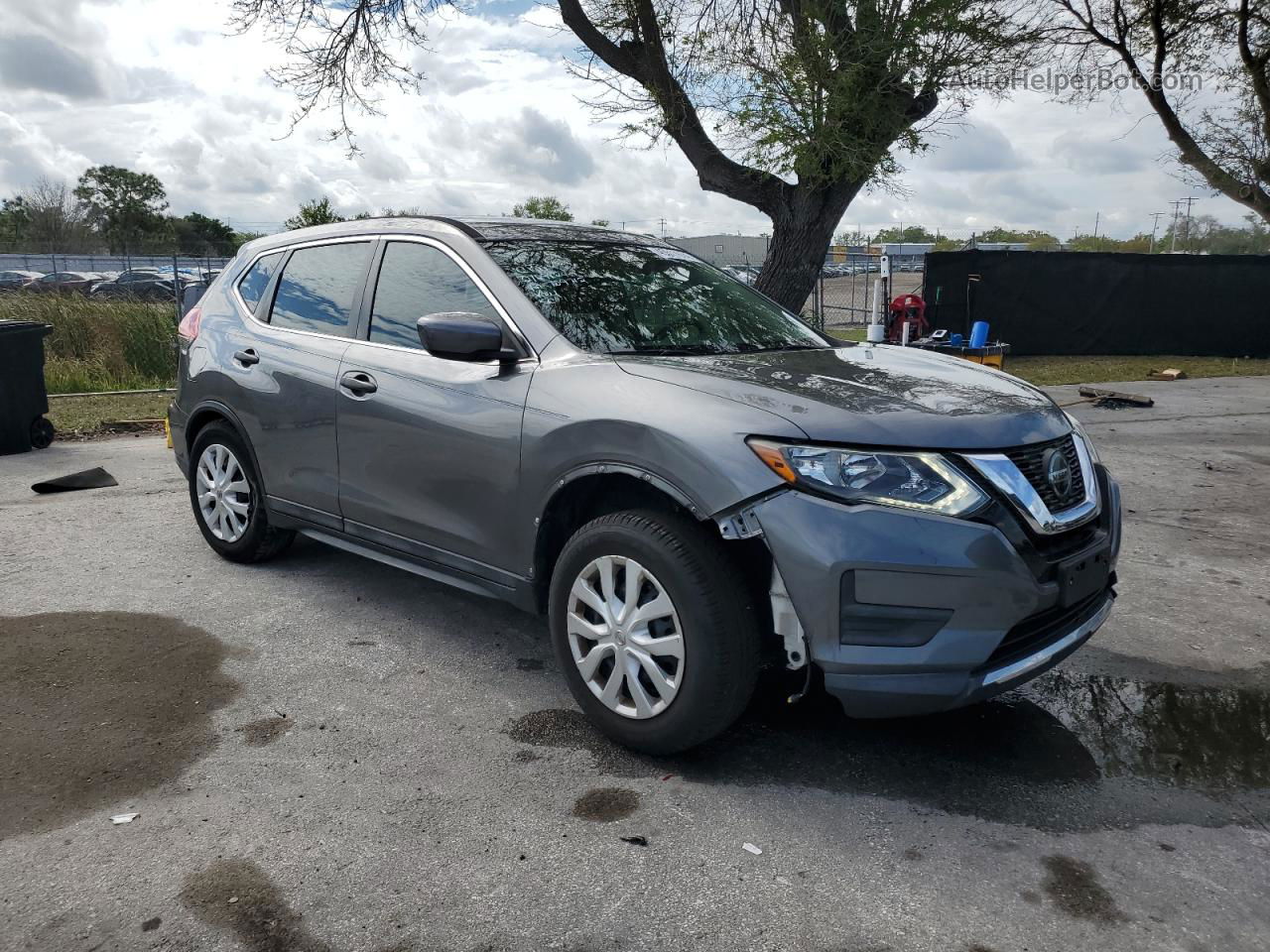 2018 Nissan Rogue S Gray vin: 5N1AT2MT7JC709712