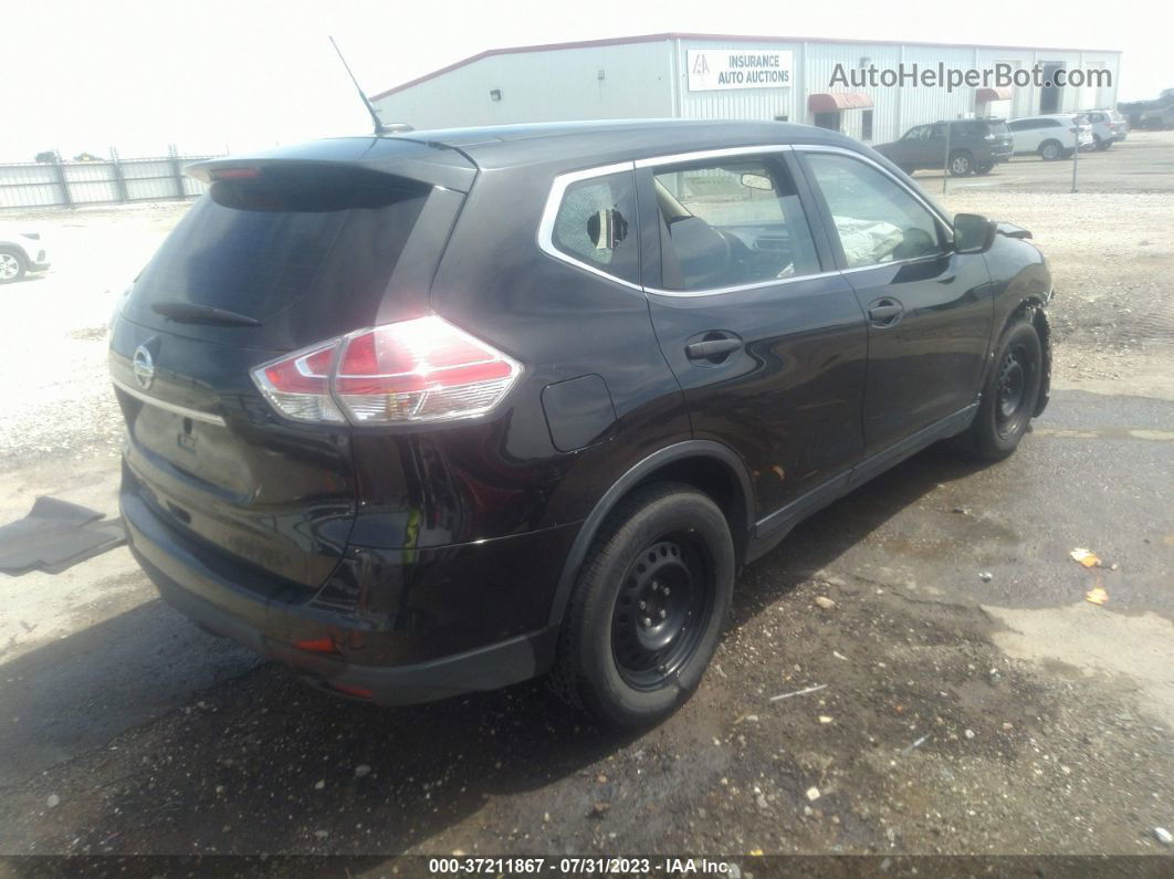 2016 Nissan Rogue Sv Black vin: 5N1AT2MT8GC785609