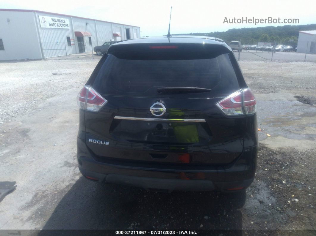 2016 Nissan Rogue Sv Black vin: 5N1AT2MT8GC785609