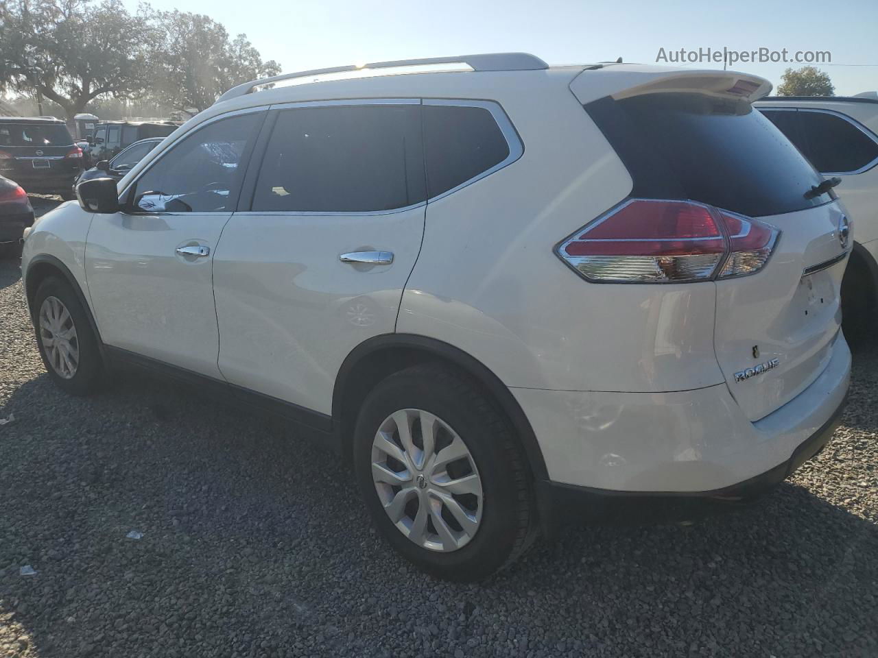 2016 Nissan Rogue S Белый vin: 5N1AT2MT8GC828717