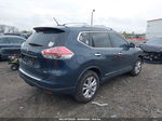 2016 Nissan Rogue Sv Dark Blue vin: 5N1AT2MT8GC845291